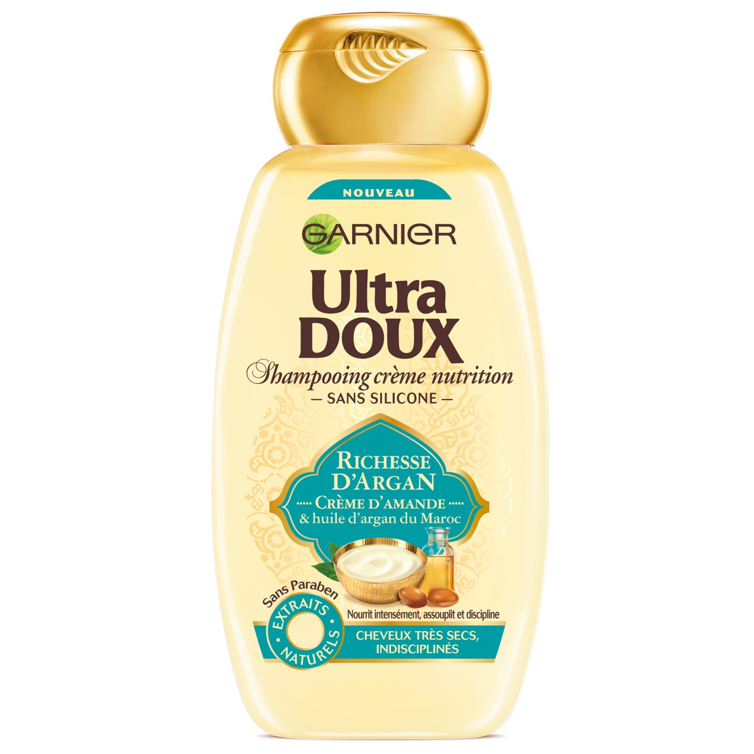 Garnier ultra doux - Shampoing crème nutrition Richesse d'Argan - 250 ml